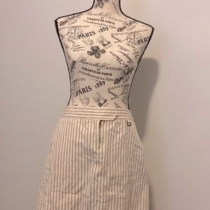Skirt,j crew, sage,striped,size6